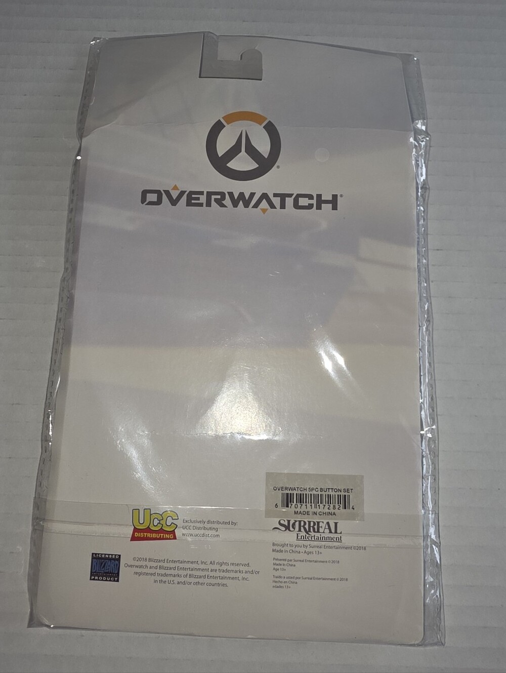 NIP Overwatch 5-Pack Button Set - Picture 3 of 4